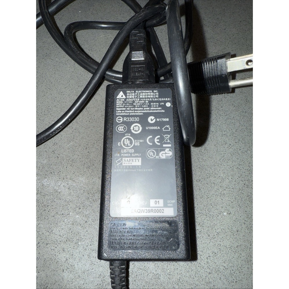 Original Delta 19V 3.42A 65W ADP-65WH BB for MSI MS-AA53 20" AIO AC Adapter